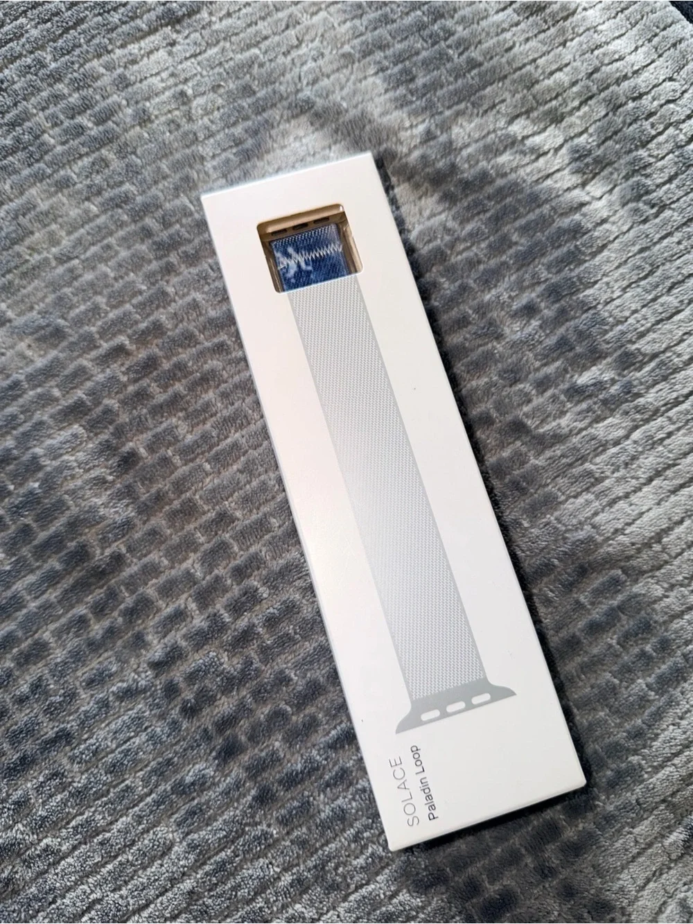 Solace Watch Band with Blue Tie-Dye Accent